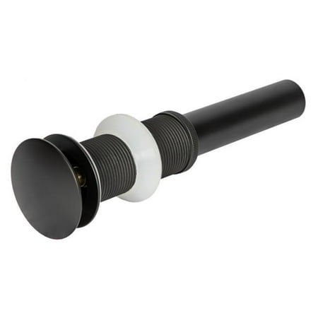 EB-D001MB 1.62 in. Umbrella Pop Up Drain - Matte Black Finish