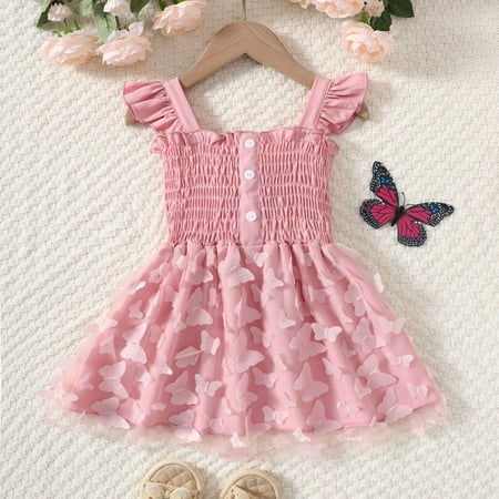 Dyfzdhu Girls Dress Kids Toddler Baby Girls Spring Summer Print Ruffle Tulle Butterfly Sleeveless Princess Dress
Dyfzdhu Girls Dress Kids Toddler Baby Girls Spring Summer Print Ruffle Tulle Butterfly Sleeveless Princess Dress