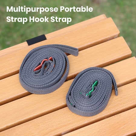 Yanerim Camping Strap Adjustable Heavy Duty Cords with Metal Hooks High-strength Luggage Cords for Outdoor Use
Yanerim Camping Strap Adjustable Heavy Duty Cords with Metal Hooks High-strength Luggage Cords for Outdoor Use