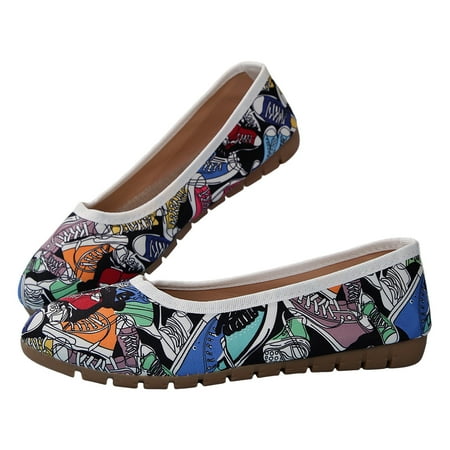 Jungdeepe Ladies Casual Colorblocking Printed Breathable Fabric Large Size Shallow Mouth Single Shoes Flat Casual Shoes
Jungdeepe Ladies Casual Colorblocking Printed Breathable Fabric Large Size Shallow Mouth Single Shoes Flat Casual Shoes