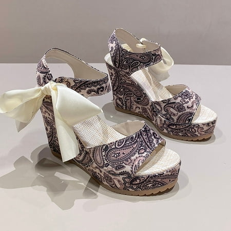 Shldybc Wedge Sandals for Women Women s Fashion Platform 10Cm Heel Sandals Shoes Thick Bottom Silk Ribbon Sandals Summer Savings Clearance
Shldybc Wedge Sandals for Women Women s Fashion Platform 10Cm Heel Sandals Shoes Thick Bottom Silk Ribbon Sandals Summer Savings Clearance