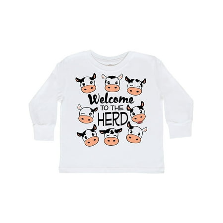 Inktastic Welcome to the Herd with cute Black and White Holstein Cows Gift Toddler Boy or Toddler Girl Long Sleeve T-Shirt
Inktastic Welcome to the Herd with cute Black and White Holstein Cows Gift Toddler Boy or Toddler Girl Long Sleeve T-Shirt