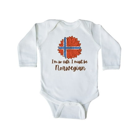 Inktastic I m So Cute I Must be Norwegian Sunflower Gift Baby Boy or Baby Girl Long Sleeve Bodysuit
Inktastic I m So Cute I Must be Norwegian Sunflower Gift Baby Boy or Baby Girl Long Sleeve Bodysuit