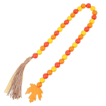 BESTONZON 1 Pc Thanksgiving Bead Pendant Portable Beaded Charm Tassel Decoration Pendant
BESTONZON 1 Pc Thanksgiving Bead Pendant Portable Beaded Charm Tassel Decoration Pendant