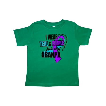 Inktastic Suicide Prevention I Wear Teal and Purple for My Granpa Gift Toddler Boy or Toddler Girl T-Shirt
Inktastic Suicide Prevention I Wear Teal and Purple for My Granpa Gift Toddler Boy or Toddler Girl T-Shirt