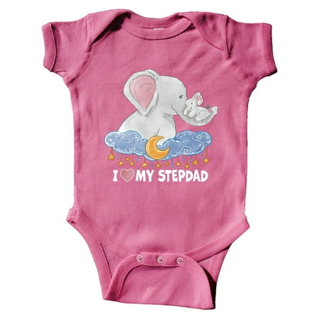 Inktastic I Love My Stepdad Cute Elephants with Moon and Stars Gift Baby Boy or Baby Girl Bodysuit
Inktastic I Love My Stepdad Cute Elephants with Moon and Stars Gift Baby Boy or Baby Girl Bodysuit