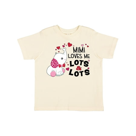 Inktastic Mimi Loves Me Lots and Lots- Cute Elephant Gift Toddler Boy or Toddler Girl T-Shirt
Inktastic Mimi Loves Me Lots and Lots- Cute Elephant Gift Toddler Boy or Toddler Girl T-Shirt