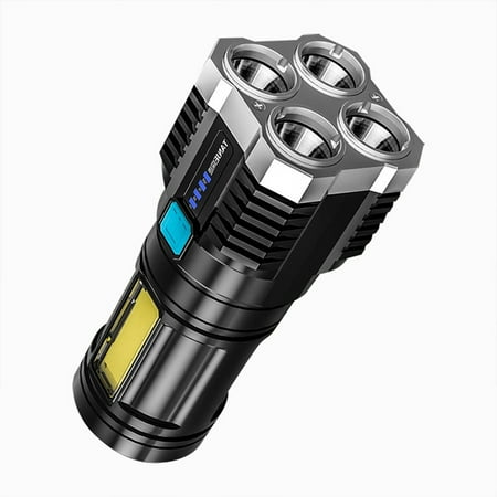 OBOSOE 2 Pack High Power LED Flashlight USB Rechargeable COB Work Light Waterproof 4 Core Perfect for Hiking Hunting Camping Outdoor Sports
OBOSOE 2 Pack High Power LED Flashlight USB Rechargeable COB Work Light Waterproof 4 Core Perfect for Hiking Hunting Camping Outdoor Sports