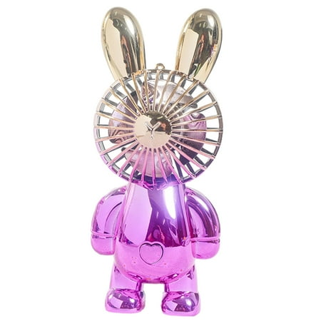 Fule Little Rabbit Gradient Color Electroplating Handheld Lighting Charging Fan
Fule Little Rabbit Gradient Color Electroplating Handheld Lighting Charging Fan