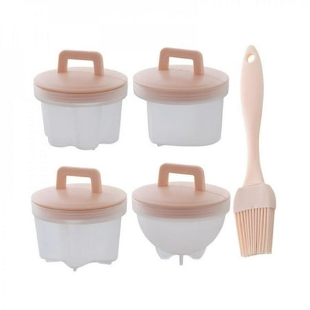 4pcs/set Food Grade Soft Silicone Egg Poacher Breakfast Steamed Egg Mould Cook Poach Cup Kitchen Cooking Tools Oil brush Free
4pcs/set Food Grade Soft Silicone Egg Poacher Breakfast Steamed Egg Mould Cook Poach Cup Kitchen Cooking Tools Oil brush Free