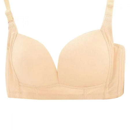 Hazel Tech Women s Gathered Bra Smooth No Steel Ring Bra Solid Color Thin Body Shaping Bra
Hazel Tech Women s Gathered Bra Smooth No Steel Ring Bra Solid Color Thin Body Shaping Bra