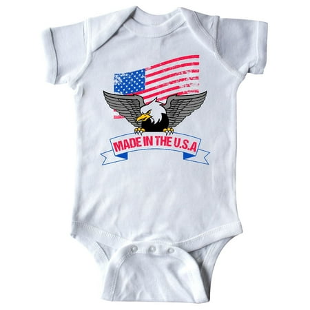 Inktastic American Flag Made in the USA with Bald Eagle Gift Baby Boy or Baby Girl Bodysuit
Inktastic American Flag Made in the USA with Bald Eagle Gift Baby Boy or Baby Girl Bodysuit