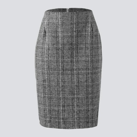 NECHOLOGY Pencil Plaid Skirts For Women Fall Winter High Waisted Bodycon Knee Length Wool Midi Skirt With Slit Table Skirt Clips Skirt Black Large
NECHOLOGY Pencil Plaid Skirts For Women Fall Winter High Waisted Bodycon Knee Length Wool Midi Skirt With Slit Table Skirt Clips Skirt Black Large