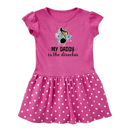 Inktastic Music Director Daddy School Band Gift Toddler Girl Dress