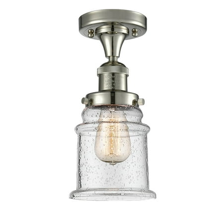 Innovations Lighting 517-1Ch Canton Canton 1 Light 6 Wide Semi-Flush Ceiling Fixture -