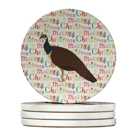Caroline s Treasures WDK2772RCS4 Indian Peahen Peafowl Christmas Large Sandstone Coasters Pack of 4 multicolor
Caroline s Treasures WDK2772RCS4 Indian Peahen Peafowl Christmas Large Sandstone Coasters Pack of 4 multicolor