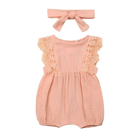 Farrubbyine8 Newborn Kids Baby Girls Cotton Romper Jumpsuit Lace Sleeveless One Piece Outfits
Farrubbyine8 Newborn Kids Baby Girls Cotton Romper Jumpsuit Lace Sleeveless One Piece Outfits