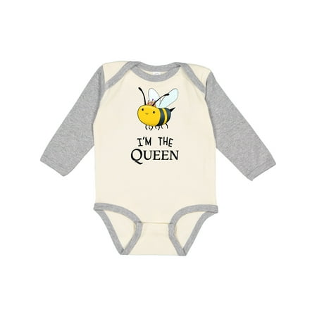 Inktastic I m the Queen- cute queen bee Gift Baby Boy or Baby Girl Long Sleeve Bodysuit
Inktastic I m the Queen- cute queen bee Gift Baby Boy or Baby Girl Long Sleeve Bodysuit