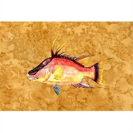 Carolines Treasures 8751PLMT Hog Snapper On Gold Fabric Placemat
Carolines Treasures 8751PLMT Hog Snapper On Gold Fabric Placemat
