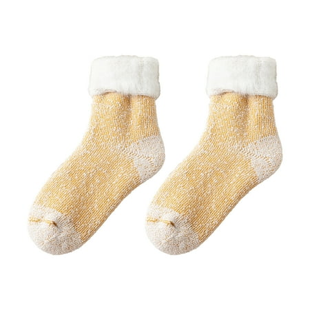 Bluelans Clothing accessories 1 Pair More Thicken Warm Keeping Women Socks Wool Blend Practical Good Woven Winter Socks for Daily Wear
Bluelans Clothing accessories 1 Pair More Thicken Warm Keeping Women Socks Wool Blend Practical Good Woven Winter Socks for Daily Wear