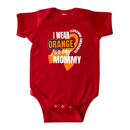 Inktastic I Wear Orange For My Mommy Leukemia Awareness Gift Baby Boy or Baby Girl Bodysuit 
Inktastic I Wear Orange For My Mommy Leukemia Awareness Gift Baby Boy or Baby Girl Bodysuit