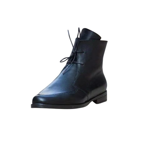 Boots Clearance Hvyes Women s Winter Chunky Flat Leather Patchwork Front Iace Up Patchwork Boots
Boots Clearance Hvyes Women s Winter Chunky Flat Leather Patchwork Front Iace Up Patchwork Boots