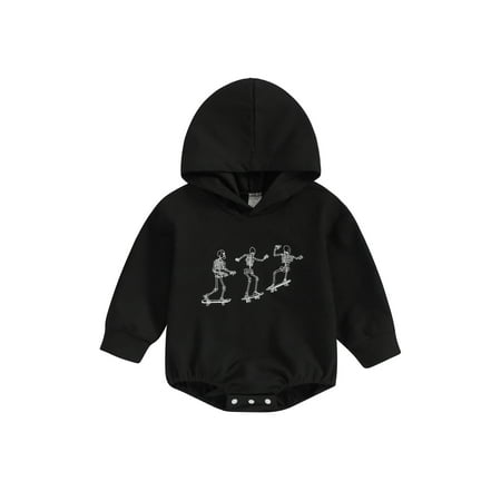 GXFC Infant Boys Girl Halloween Romper Hoodie Newborn Long Sleeve Hooded Skeleton Print One Piece Jumpsuit Onesie Bodysuit for Baby
GXFC Infant Boys Girl Halloween Romper Hoodie Newborn Long Sleeve Hooded Skeleton Print One Piece Jumpsuit Onesie Bodysuit for Baby