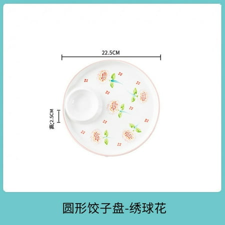 Modern Household Creative Ceramic Tableware Dumpling Plate Cute Japanese Cuisine with Vinegar and Water
Modern Household Creative Ceramic Tableware Dumpling Plate Cute Japanese Cuisine with Vinegar and Water