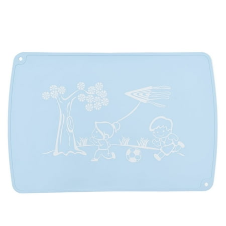 Silicone Children Placemat Cartoon Anti Slip Thicken Heighten Edges Large Kids Table Mat for Kitchen Dining TableLight Blue
Silicone Children Placemat Cartoon Anti Slip Thicken Heighten Edges Large Kids Table Mat for Kitchen Dining TableLight Blue