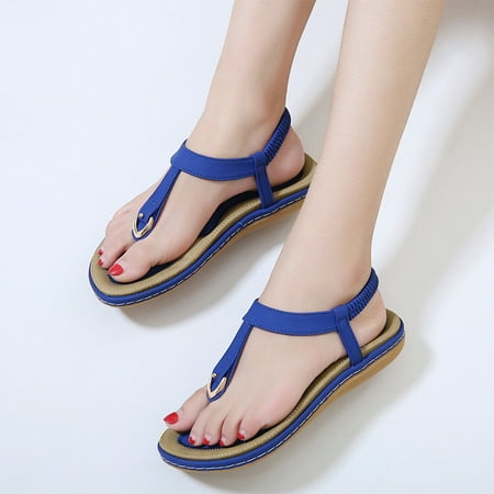 Low-Wedge Women Orthopedic Sandals Ladies Valentine s Day Flat Shoes Flip Flops