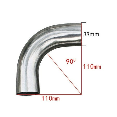 Elbow Exhaust Pipe Stainless Steel U-Shaped Pipe Mandrel Bend 90 Degree