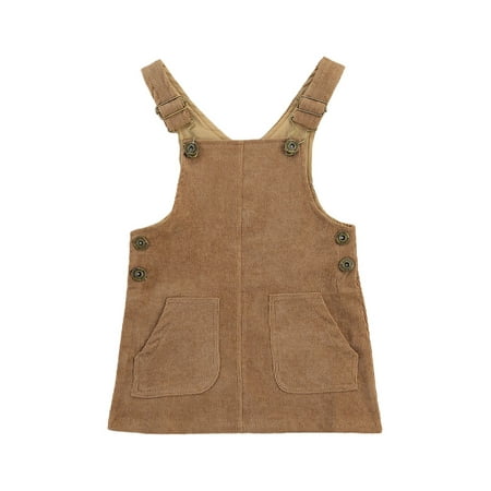 IZhansean Infant Baby Girl Fall Winter Outfits Corduroy Strap Pocket Bib Overalls Dress Suspender Skirt Coffee 6-12 Months
IZhansean Infant Baby Girl Fall Winter Outfits Corduroy Strap Pocket Bib Overalls Dress Suspender Skirt Coffee 6-12 Months