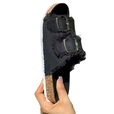 Woolen Velvet Womens Slip On Slippers Ladies Cork Flat Bukle Summer Beach Casual Outdoor Shoes
Woolen Velvet Womens Slip On Slippers Ladies Cork Flat Bukle Summer Beach Casual Outdoor Shoes
