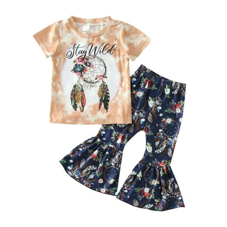 XINSHIDE Kids Infant Girls Set Printed Short Sleeves Top Flared Pants Two Pieces Outfits Set 1-6 Y Baby Clothing
XINSHIDE Kids Infant Girls Set Printed Short Sleeves Top Flared Pants Two Pieces Outfits Set 1-6 Y Baby Clothing