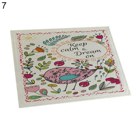 LIHUA 42x32cm Birds Letters Print Heat Insulation Coaster Placemat Anti-slip Table Pad
LIHUA 42x32cm Birds Letters Print Heat Insulation Coaster Placemat Anti-slip Table Pad