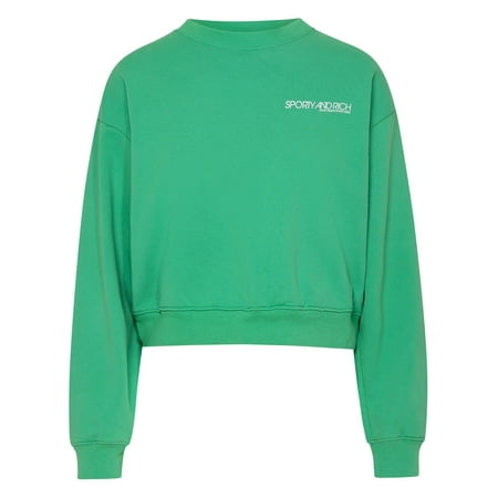 Sporty & Rich Woman Felpa In Cotone