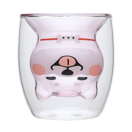 Cute Mugs Glass Double Wall Insulated Glass 6 OZ Coffee Cup Milk Cup Best Gift for Office Birthday Valentine s Day and Christmas
Cute Mugs Glass Double Wall Insulated Glass 6 OZ Coffee Cup Milk Cup Best Gift for Office Birthday Valentine s Day and Christmas