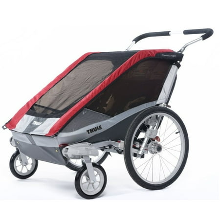 UPC 872299037490 THULE 10100533 Chariot Cougar 1 Single Stroller Red upcitemdb