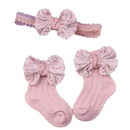 KelaJuan Baby Girl Socks Set Princess Bowknot Patchwork Soft Warm Newborn Socks and Hairband
KelaJuan Baby Girl Socks Set Princess Bowknot Patchwork Soft Warm Newborn Socks and Hairband