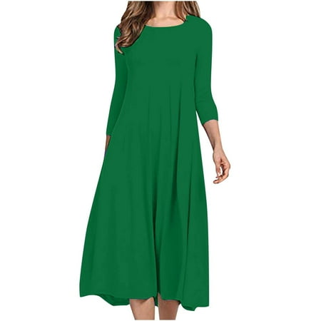 QIPOPIQ Dresses for Women Deals Women Fashion Slim Fit Comfortable Button V-Neck Solid Color Casual Dress
QIPOPIQ Dresses for Women Deals Women Fashion Slim Fit Comfortable Button V-Neck Solid Color Casual Dress