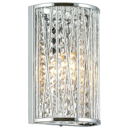 Kira Home Claire 9 Modern Chic Wall Sconce + Shiny Hanging Crystals Rounded Metal Frame Chrome Finish
Kira Home Claire 9 Modern Chic Wall Sconce + Shiny Hanging Crystals Rounded Metal Frame Chrome Finish