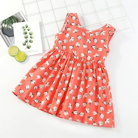 Hunpta Casual Princess Children Kids Sleeveless Cotton Floral Girls Party Summer Dress Girls Dress&Skirt
Hunpta Casual Princess Children Kids Sleeveless Cotton Floral Girls Party Summer Dress Girls Dress&Skirt