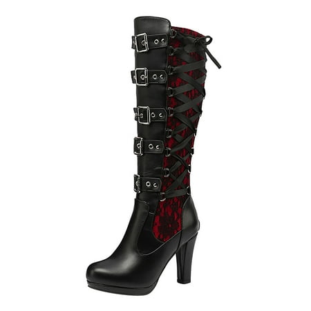 Vintage Boots Short Boots Lace Up Thick High Heel Middle Boots Women s Boots
Vintage Boots Short Boots Lace Up Thick High Heel Middle Boots Women s Boots