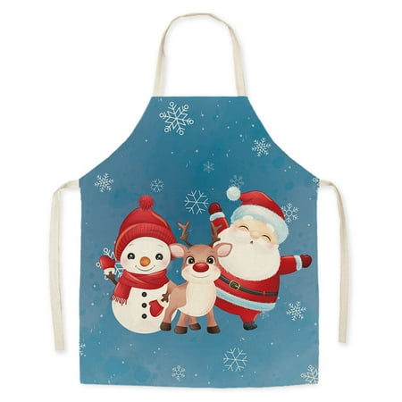 New Cartoon Christmas Snowman Pattern Linen Hand Wipe Waist Apron Home Decoration Kitchen Cleaning Catering Delantal Camarero
New Cartoon Christmas Snowman Pattern Linen Hand Wipe Waist Apron Home Decoration Kitchen Cleaning Catering Delantal Camarero