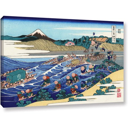 ArtWall Katsushika Hokusai "The Fuji From Kanaya on the Tokaido" Gallery-Wrapped Canvas