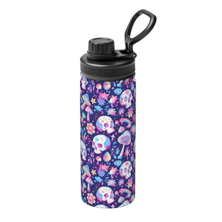 Ocsxa mushroom rainbow Skull cartoon Print 18oz Stainless Steel Water Bottle Unisex Water Bottle Insulated Sports Water Cup Flask for Cold Water Drinks/Sports/Travel/Car/School
Ocsxa mushroom rainbow Skull cartoon Print 18oz Stainless Steel Water Bottle Unisex Water Bottle Insulated Sports Water Cup Flask for Cold Water Drinks/Sports/Travel/Car/School