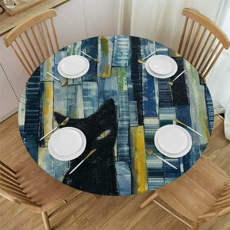 Patifu Patchwork Quilt Round Table Cover Stain Resistant Washable Indoor Outdoor Tablecloth Kitchen Dining Wedding Parties 100% Polyester Fiber 31-35
Patifu Patchwork Quilt Round Table Cover Stain Resistant Washable Indoor Outdoor Tablecloth Kitchen Dining Wedding Parties 100% Polyester Fiber 31-35