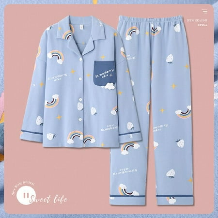 DanceeMangoo New 2 Piece Women Set Spring Autumn Long Sleeve Pajamas for Woman Cotton Fashion Sleepwear Heart Print Soft Ladies Pajama Set
DanceeMangoo New 2 Piece Women Set Spring Autumn Long Sleeve Pajamas for Woman Cotton Fashion Sleepwear Heart Print Soft Ladies Pajama Set