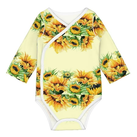 Disketp Sunflowers On A Yellow Background Baby Onesies Unisex-Baby Baby Long Sleeve Bodysuit Bodysuits Boys & Girls-3 Months
Disketp Sunflowers On A Yellow Background Baby Onesies Unisex-Baby Baby Long Sleeve Bodysuit Bodysuits Boys & Girls-3 Months
