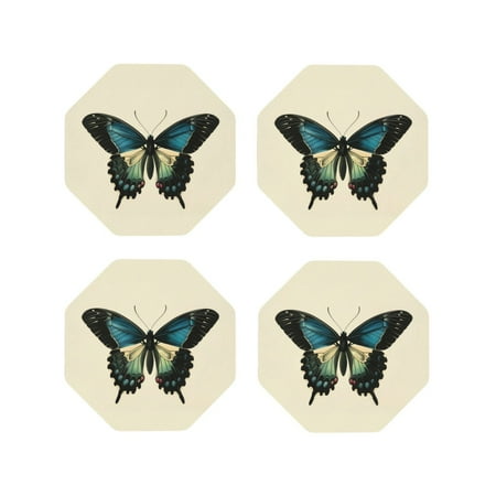 Drink Coasters Set of 4 Blue Black Butterfly Art Leather Coasters for Coffee Table Protector Heat Resistant Cute Coasters for Home Decor Housewarming Gifts Bar Kitchen 4 Inch Octagon
Drink Coasters Set of 4 Blue Black Butterfly Art Leather Coasters for Coffee Table Protector Heat Resistant Cute Coasters for Home Decor Housewarming Gifts Bar Kitchen 4 Inch Octagon